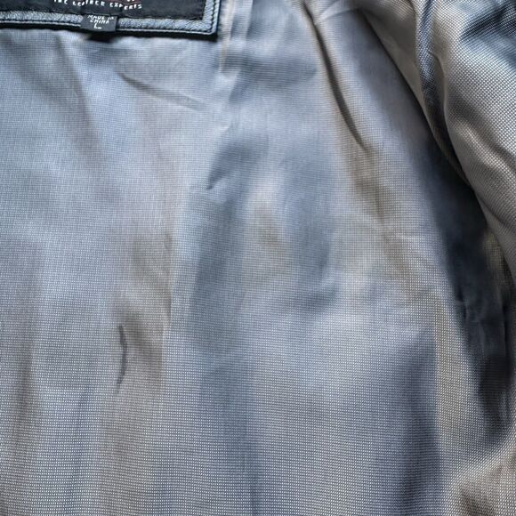 Wilsons Soft Plush Leather PELLE Studio Mid Long Jacket Coat Lined Womens Size L - Picture 7 of 14